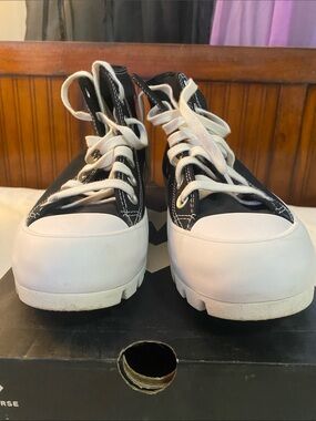 Converse Black and White High-Top Sneakers